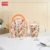 2424(48Set/Ctn)Souvenir Floral Ceramic Mug With Floral Gift Holder Box Doorgift Mug Cawan Seramik Murah Wedding Gift Mug
