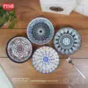 2474(80Sets/Ctn)Moroccan Style 7" Ceramic Fruits Plate Doorgift Souvenir Pinggan Piring Seramik Murah Wedding Gift Plate