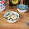 2144(20Pcs/Box)Turkish Bohemia Design Ceramic Bowl With Handle Box Set Wedding Doorgift Mangkuk Seramik (Random Design)