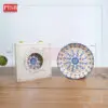 2474(80Sets/Ctn)Moroccan Style 7" Ceramic Fruits Plate Doorgift Souvenir Pinggan Piring Seramik Murah Wedding Gift Plate
