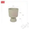 d2ca51404f22217816dda644dac75edf.jpeg 2839 White/Beige/Gold/Black Plastic Vase Flower Pot Stand Pasu Plastik Pasu Bunga Hiasan Rumah Indoor Outdoor Home Decor