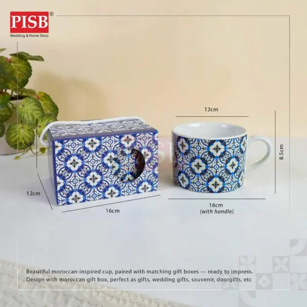 3a217a23903d87356c1017760e074d05.jpeg 2422(2Pcs/Set)A+B Morocco Ceramic Cup Set With Printed Handle Box Set Doorgift Souvenir Mug Cawan Murah Wedding Gift Cup