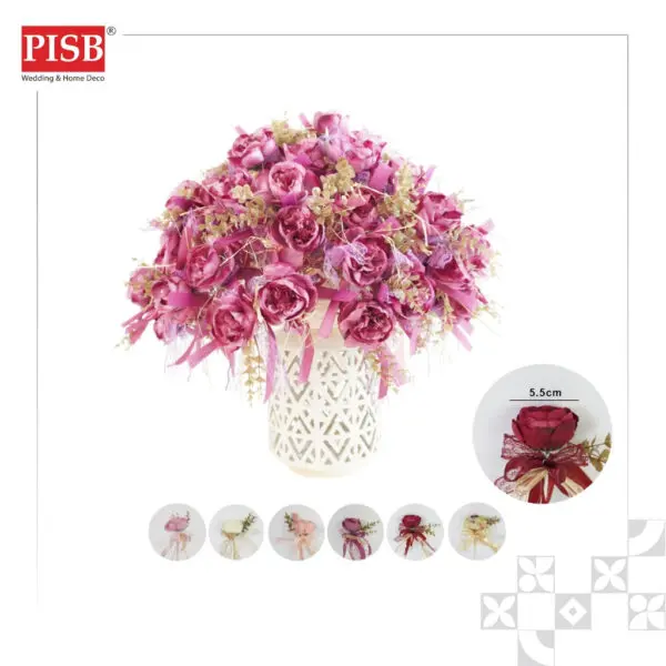1062 (50Pcs/Box) Egg Flower / Bunga Telur / Bunga Telor Pelamin / Bunga Telur Murah / Doorgift Tunang Kahwin