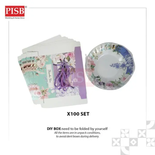 19a9c64716dd3a091d2e0dabb6a14840.jpeg 0511 (100Sets) 9" Melamine Plate With Box Doorgift Souvenir Pinggan Piring Melamin Dengan Kotak Murah Wedding Gift Plate