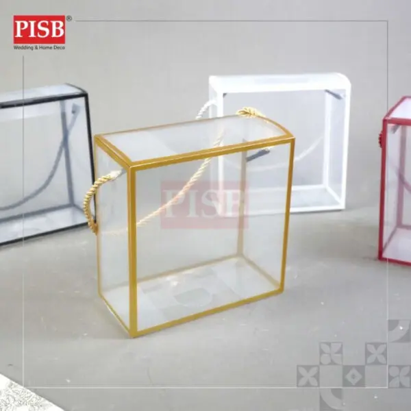 2220(10Pcs/Pkt)PVC Gift Box Goodies Box Doorgift Box Transparent Box Bahulu Box Wedding Souvenir Box Kotak Jernih Bahulu