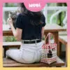 237a500c380ef4de83db76fa587e9266.jpeg 2006 WOBI Medium Tote Bag Women Bag Shopping Bag Gift Bag Retail Goodies Bag Wedding Birthday Beg Anyaman Warna Warni