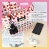 677e2e97ae2e9f3028b1b39fbed0f1d7.jpeg 2020 WOBI Plushy Cat Chain Colourful Fashion Lanyard Jewelry Gifts Handphone Case Hanging Aksesori Telefon Beg