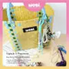9d2e69393662246fb2ce5b56d3703976.jpeg 2021 WOBI Scarf Chain Colourful Fashion Lanyard Braided Rope Pearl Keychain Accessories Aksesori Beg Pemegang Kunci
