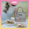 9e6e67aa3808e4942c68dc1eee1c9598.jpeg 2006 WOBI Medium Tote Bag Women Bag Shopping Bag Gift Bag Retail Goodies Bag Wedding Birthday Beg Anyaman Warna Warni