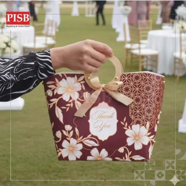 2178 (10Pcs/Pkt) Leather Handle Paper Bag Gift Bag Retail Bag Color Kraft Paper Bag Raya Beg Kertas Wedding Birthday Bag