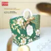 2178 (10Pcs/Pkt) Leather Handle Paper Bag Gift Bag Retail Bag Color Kraft Paper Bag Raya Beg Kertas Wedding Birthday Bag
