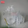 502137174bf4e08b084912120c1499ac.jpeg 1051/53 Amber Transparent Jug Set Premium Thick Glass Jug Water With Cup Juice Serving Jug Set Jag Air Bersama Cawan