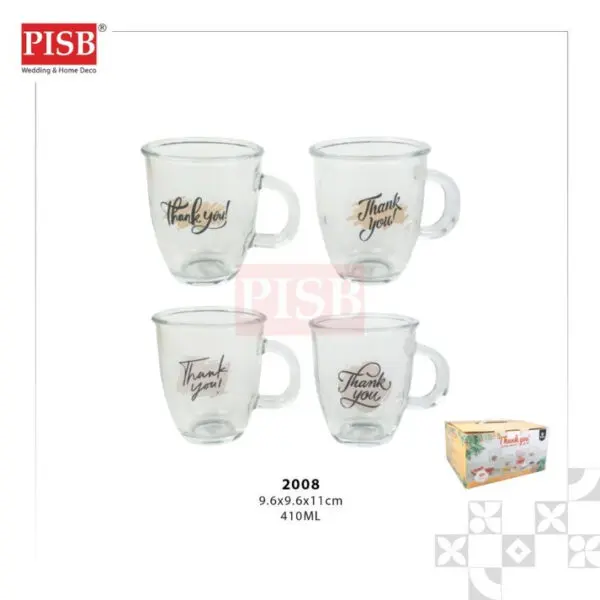 8aaad2f09afa957e0e71102b7390c7a3.jpeg 2008 (4Pcs/Box) Thank You Cup Glass Set Drinking Glassware Doorgift Souvenir Mug Cawan Gelas Murah Wedding Gift Cup