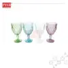 2010 (4Pcs/Box) 4 Colour Glass Diamond Dessert Cup Drinking Glassware Doorgift Souvenir Mug Cawan Gelas Murah