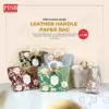 2178 (10Pcs/Pkt) Leather Handle Paper Bag Gift Bag Retail Bag Color Kraft Paper Bag Raya Beg Kertas Wedding Birthday Bag