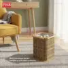 2038-40 Bamboo Series Tissue Box Bamboo Tong Tissue Holder Storage Box Kotak Tisu Bekas Tisu Bekas Simpanan Serbaguna