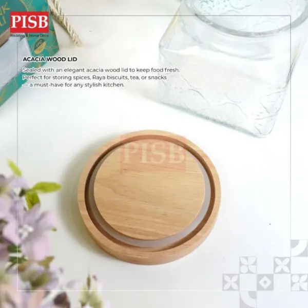 9e9d27f9124bb5297cd1666862d2d708.jpeg 1067/68 Wooden Lid Round Square Canister Spice Container Condiment Bottle Jar Bekas Rempah Balang Kuih Bekas Kuih Raya
