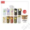 abbc62847f48a0f1120cb97e42dabe2b.jpeg 2148(102Pcs/Ctn)Souvenir Floral Batik Car Tissue Facial Tissue Cylinder Tissue Box Tisu Kereta Tisu Kotak Doorgift Tisu