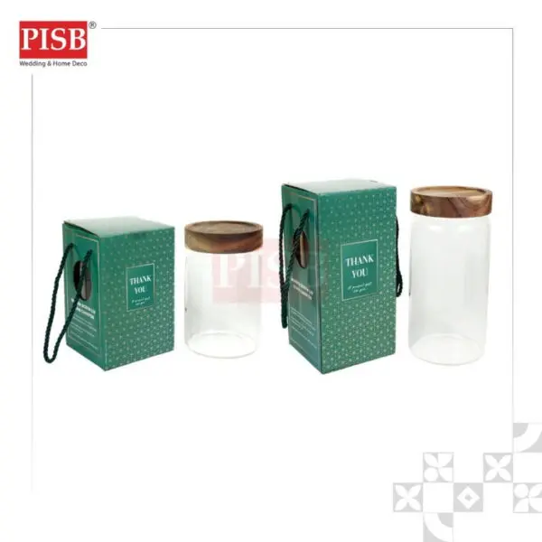 ec2e0aeea9fbd639a64faffd4e9c8609.jpeg 1065/66 Screw-Lid Wooden Canister Airtight Spice Container Condiment Bottle Jar Bekas Rempah Balang Kuih Bekas Kuih Raya