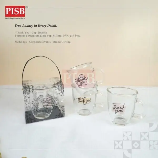 225dd4b756f8392ed31eaedd8a366159.jpeg 2008(100Sets/Ctn)Bundle Deal Thank You Glass Cup With PVC Gift Box Doorgift Souvenir Mug Cawan Gelas Drinking Glassware