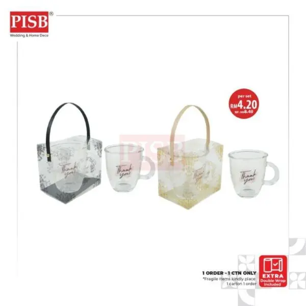 2e52a4f6afada196d229c2947dc361d4.jpeg 2008(100Sets/Ctn)Bundle Deal Thank You Glass Cup With PVC Gift Box Doorgift Souvenir Mug Cawan Gelas Drinking Glassware