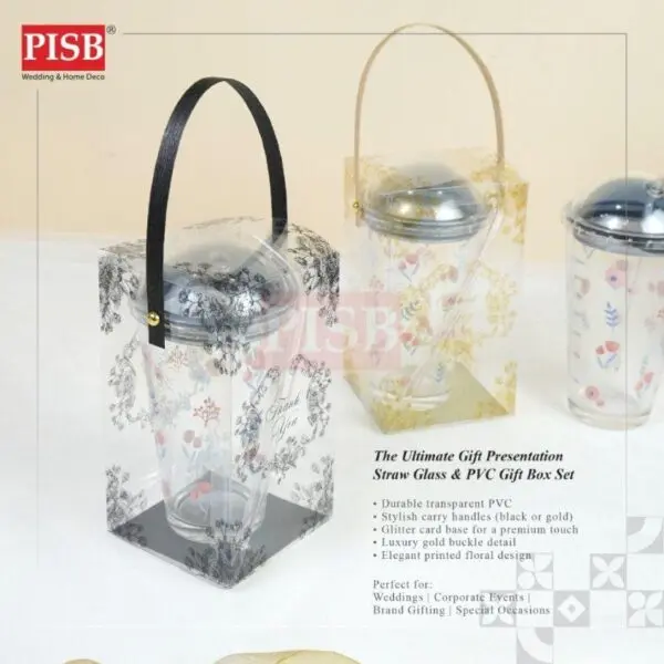 5a92babaee4553f5dee85045af1e4b1b.jpeg 2009(50Set/Ctn)Bundle Deal 470ML Straw Glass With PVC Gift Box Travel Mug Water Bottle Viral Coffee Glass Doorgift Cawan