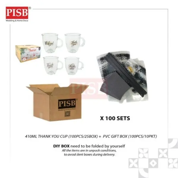 644abb4355815e71d9d166ce41e81fdd.jpeg 2008(100Sets/Ctn)Bundle Deal Thank You Glass Cup With PVC Gift Box Doorgift Souvenir Mug Cawan Gelas Drinking Glassware