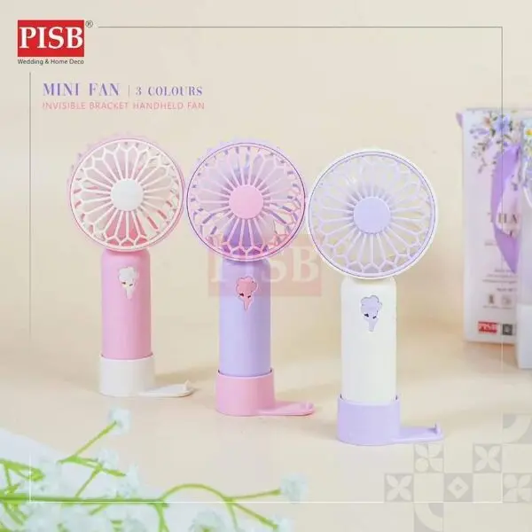 2167(1Pcs)(Random Colour)Mini Fan Souvenir Portable Handheld Fan Rechargeable Fan Outdoor Fan Doorgift Kipas Tangan Mini