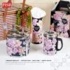 1826 Combo Deal 4Pcs Premium Gift Set Stainless Steel 2-Tier Tiffin Mug Car Tissue Bamboo Bag Mangkuk Tingkat Tisu Cawan