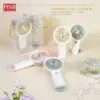 2169(1Pcs)(Random Colour)Handheld Fan Souvenir Portable USB Rechargeable Fan Adjustable Speed Kipas Tangan Mini Doorgift