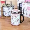 2156(24Pcs/Ctn)450ML Stainless Steel Mug With Handle Box Thermal Travel Coffee Tea Cup Mug Cawan Keluli Tahan Karat