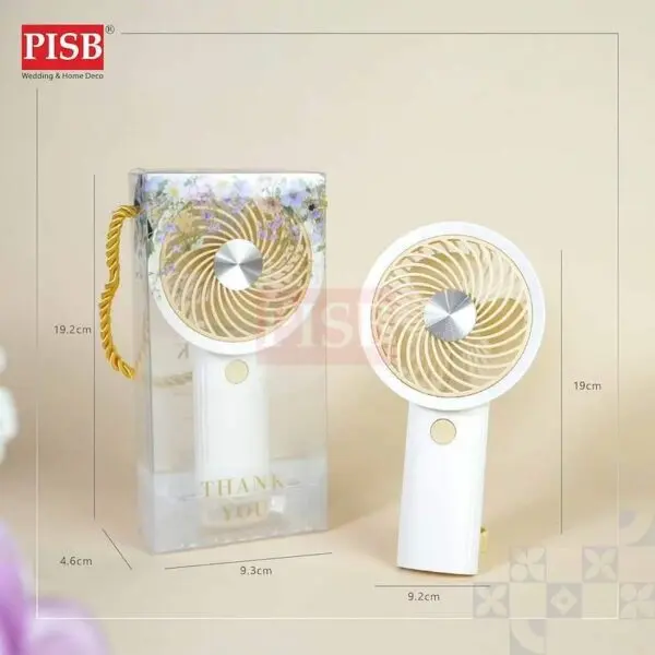 2169(12Pcs/Pkt)(Mix)Handheld Fan Souvenir Portable USB Rechargeable Fan Adjustable Speed Kipas Tangan Meja Mini Doorgift