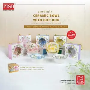 4569729dfda366881e87e83b398d0502.jpeg 2168(100Pcs/Box)Souvenir Floral Ceramic Bowl With Floral Handle Box Doorgift Mangkuk Seramik Bungaan Murah Wedding Gift