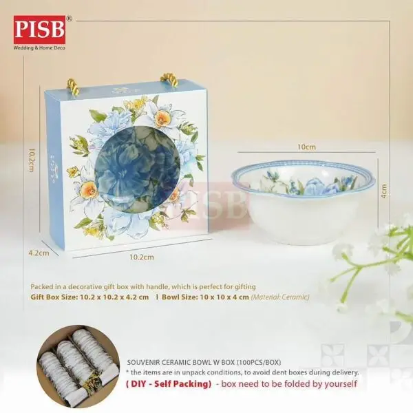 604bff79f16565b9084a320c248e52f0.jpeg 2168(100Pcs/Box)Souvenir Floral Ceramic Bowl With Floral Handle Box Doorgift Mangkuk Seramik Bungaan Murah Wedding Gift