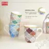 2446(48Sets/Ctn)Souvenir Mosaic Heritage Ceramic Mug With Gift Holder Box Doorgift Mug Cawan Seramik Murah Wedding Mug