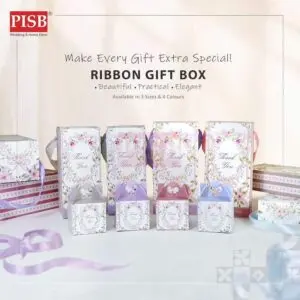 2183/84/85(10Pcs/Pkt)Ribbon Gift Box Paper Bag Gift Bag Retail Color Kraft Paper Bag Kotak Hadiah Wedding Birthday Bag