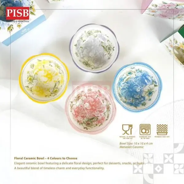 94795b5cffb760a9234eb4166fa135d2.jpeg 2168(100Pcs/Box)Souvenir Floral Ceramic Bowl With Floral Handle Box Doorgift Mangkuk Seramik Bungaan Murah Wedding Gift