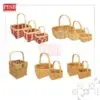 5475887d2580d34dff7195be930c49e9.jpeg 1145/46/47/52/53 Basket Rattan Box With Handle Bakul Buah Bakul Hamper Bakul Hantaran Bakul Anyaman Hiasan Picnic Basket