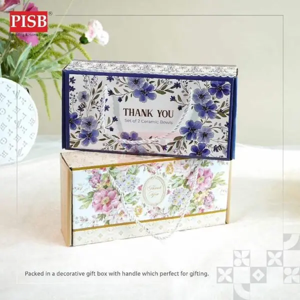 9f28eaaadebed37f9548fd5e512534ff.jpeg 2001/02(50Set/Ctn)2Pcs Vintage Blue Floral Ceramic Bowl Set With Gift Box Doorgift Souvenir Mangkuk Seramik Wedding Gift