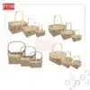 bb08766acb7b87c4a5c708d71758dae2.jpeg 1148/49/50/51 Woven Basket With Handle Bakul Buah Bakul Hamper Bakul Hantaran Bakul Anyaman Hiasan Picnic Basket
