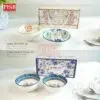 f07311e8455ad1e082b33d13a4415297.jpeg 2001/02 2Pcs Vintage Blue Floral Ceramic Bowl Set With Gift Box Doorgift Souvenir Mangkuk Seramik Murah Wedding Gift Set