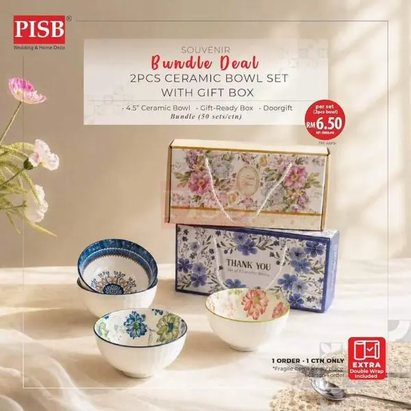 f21e72adc4a198bc352a0aa6ebf05f9c.jpeg 2001/02(50Set/Ctn)2Pcs Vintage Blue Floral Ceramic Bowl Set With Gift Box Doorgift Souvenir Mangkuk Seramik Wedding Gift