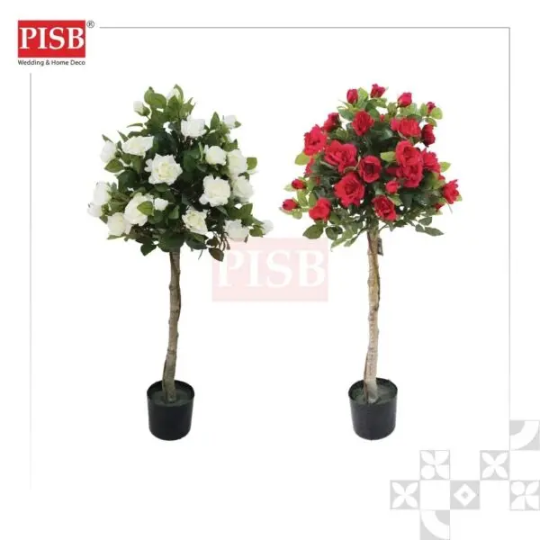 3068 Happy Rose Plant Artificial Tree Pokok Bunga Ros 120CM